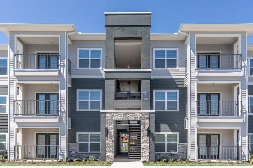 Apartment building exterior