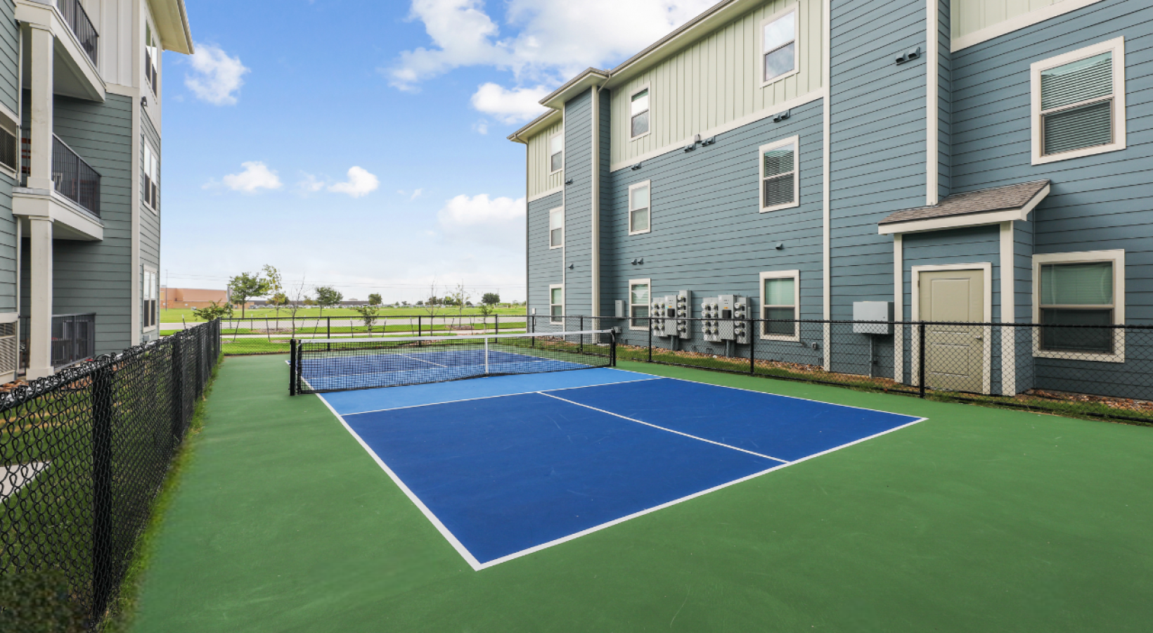 The Lantana on-site pickleball court